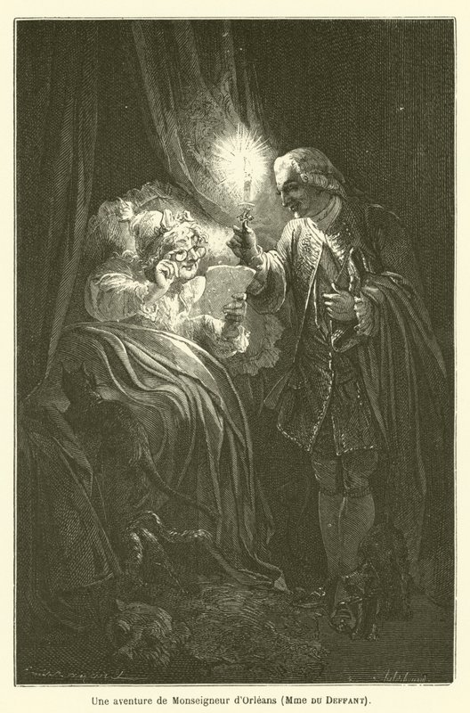 Monseigneur dOrleans的冒险，du Deffant夫人 作者 在埃米尔·安托万·贝亚德（Emile Antoine Bayard）之后
