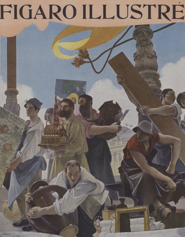 1900年世界博览会 作者 在弗朗索瓦·弗拉门（Francois Flameng）之后