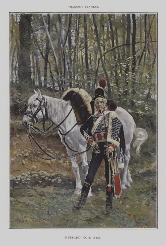 Black Hussar（1796） 作者 在弗朗索瓦·弗拉门（Francois Flameng）之后