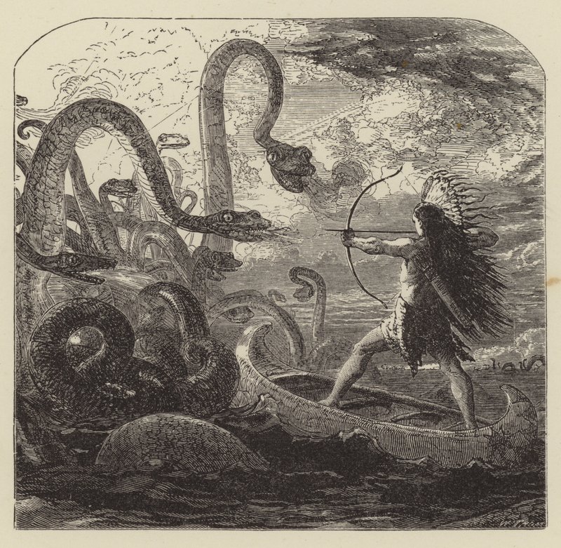 Longfellows Hiawatha 作者 继乔治·侯斯曼·托马斯之后