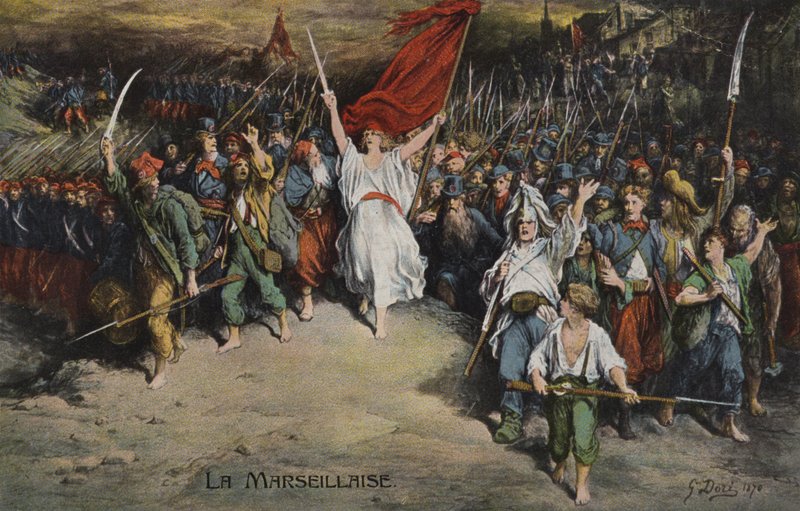 Marseillaise，1870年 作者 古斯塔夫之后多尔