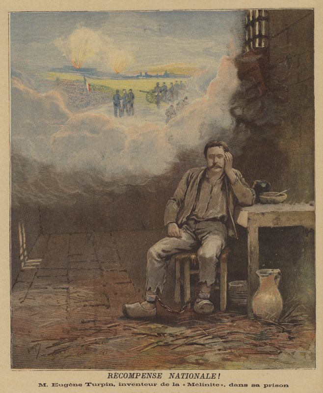 Eugene Turpin，爆炸性Melinite的发明者，在监狱里 作者 在Henri Meyer之后