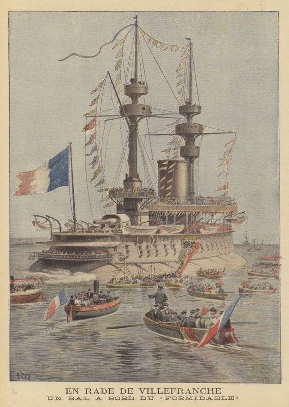 在Villefranche海湾 作者 在Henri Meyer之后