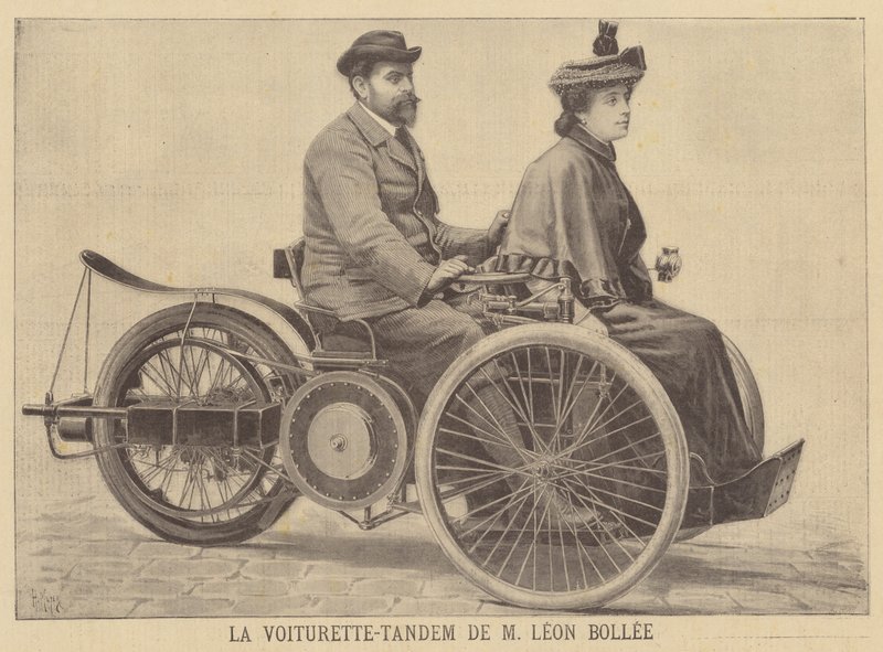 Leon Bollee双人推车 作者 在Henri Meyer之后
