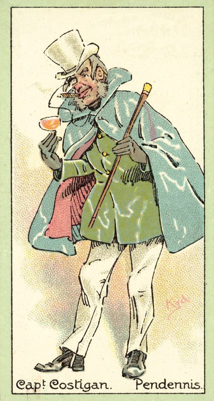 Costigan船长，Pendennis（chromolitho） 作者 约瑟夫·克莱顿·克拉克之后