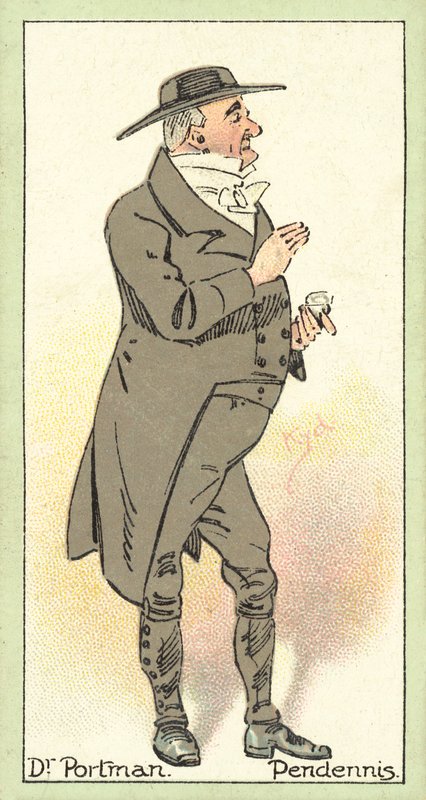 Portman博士，Pendennis（chromolitho） 作者 约瑟夫·克莱顿·克拉克之后