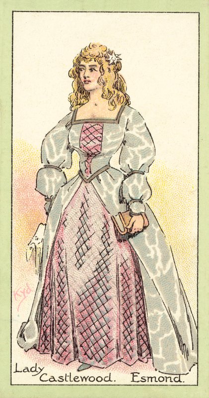 Lady Castlewood，Esmond（chromolitho） 作者 约瑟夫·克莱顿·克拉克之后