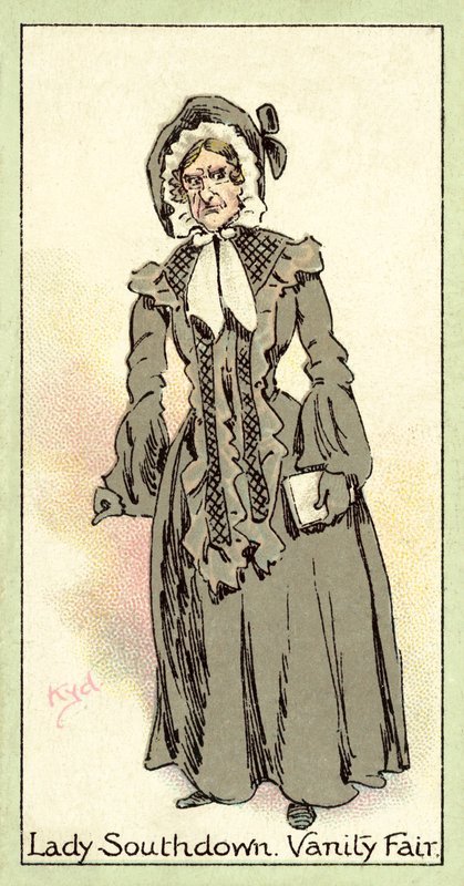女士Southdown，名利场（chromolitho） 作者 约瑟夫·克莱顿·克拉克之后