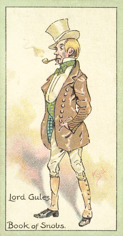 Gules勋爵，Snobs书（chromolitho） 作者 约瑟夫·克莱顿·克拉克之后