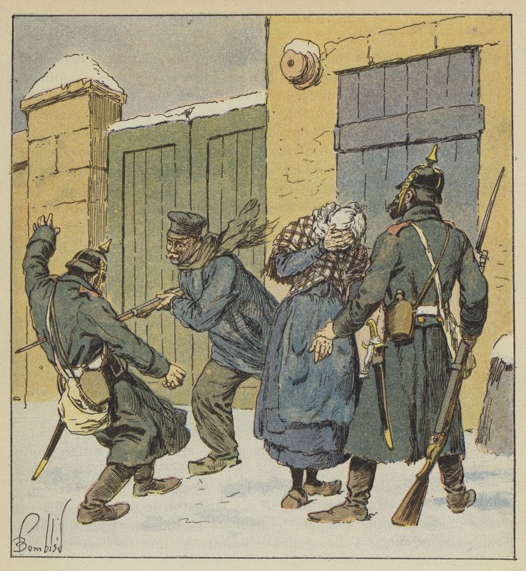 Brutalites prussiennes a Beaugency 作者 在路易斯·查尔斯·轰炸之后