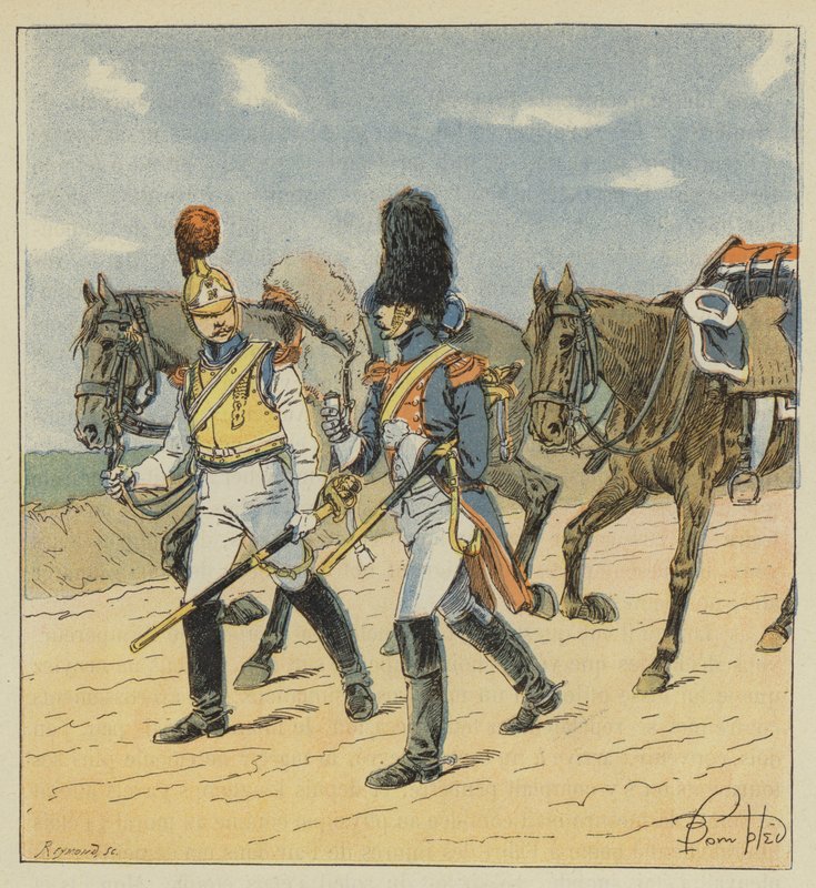 Carabineers，1806-1812 作者 在路易斯·查尔斯·轰炸之后