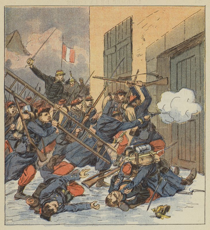 Droue之战，Gougeard将军在一个步兵专栏的头部看到了 作者 在路易斯·查尔斯·轰炸之后