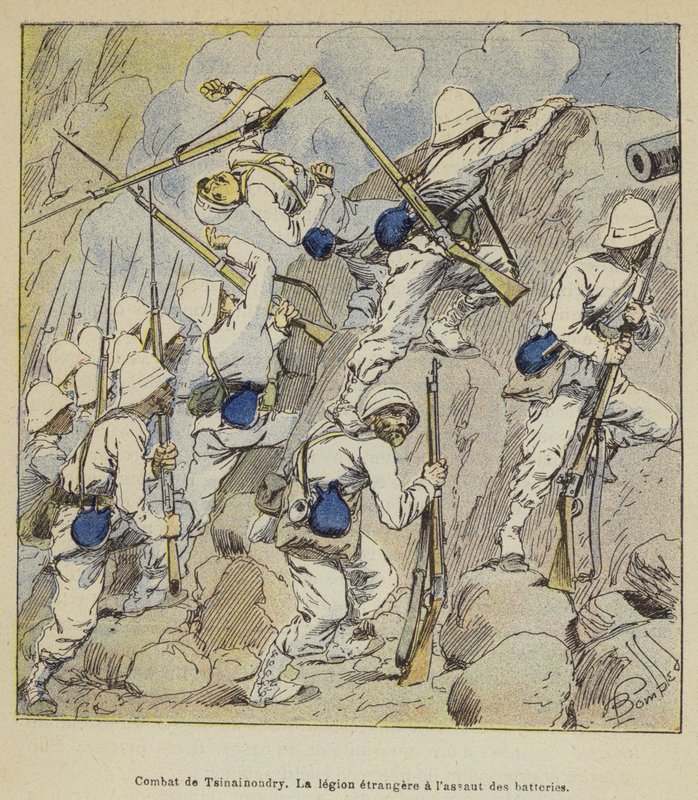 Tsinainondry Combat，电池的外籍军团 作者 在路易斯·查尔斯·轰炸之后