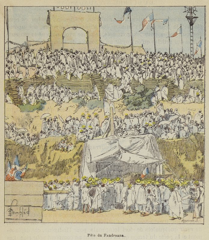 Fete du Fandroana 作者 在路易斯·查尔斯·轰炸之后
