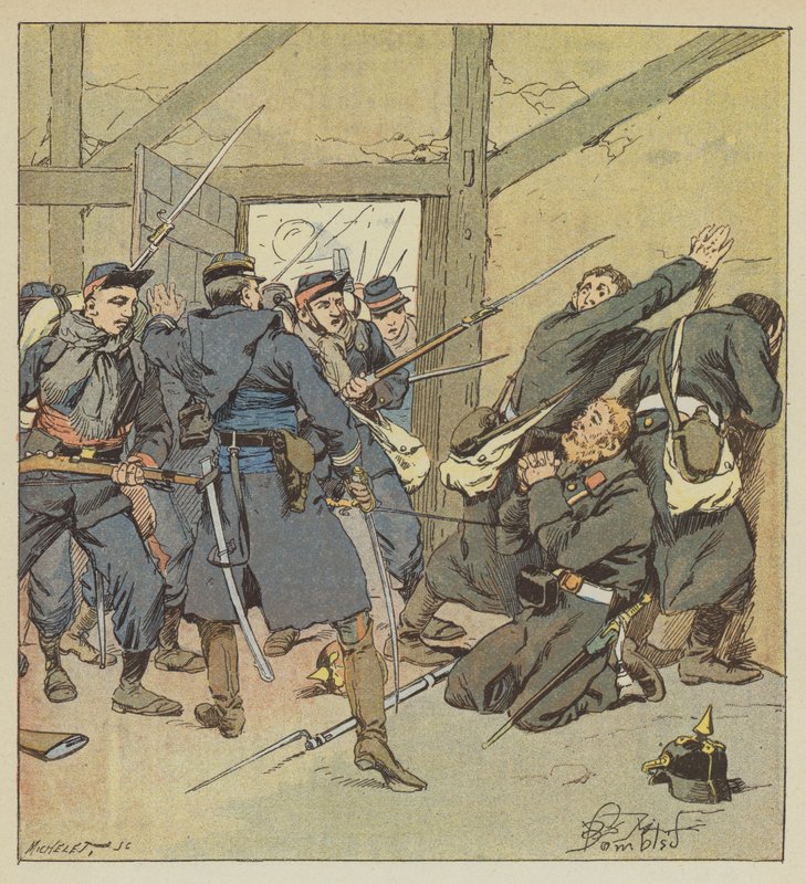 Fouilhade指挥官对Villejouan的袭击 作者 在路易斯·查尔斯·轰炸之后