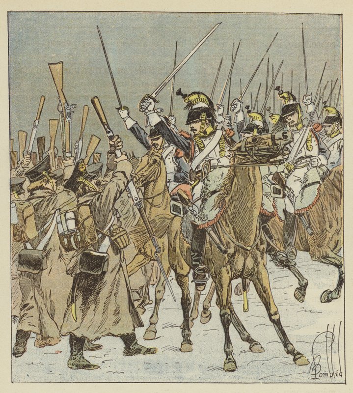 杜默克的胸甲骑兵制造了1800名俄罗斯囚犯 作者 在路易斯·查尔斯·轰炸之后