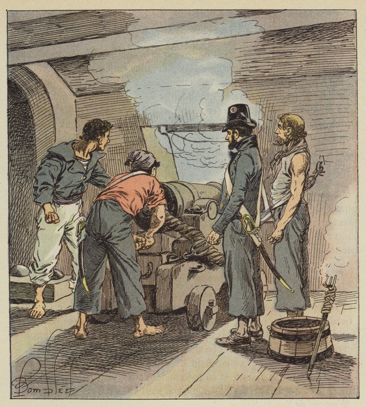 水手1805-1815 作者 在路易斯·查尔斯·轰炸之后