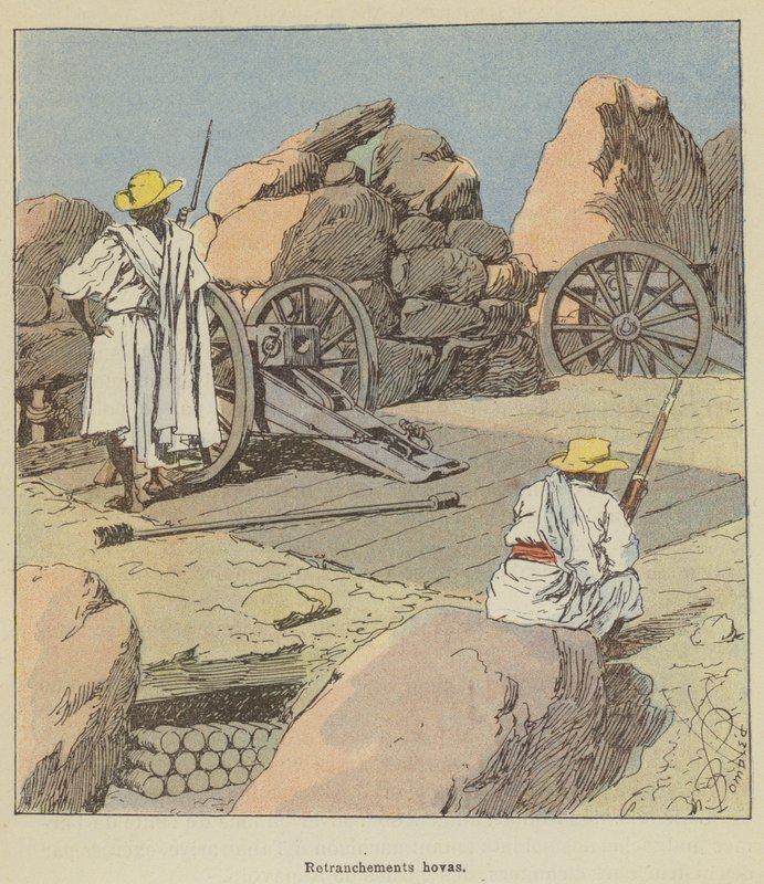 Hovas壕沟 作者 在路易斯·查尔斯·轰炸之后