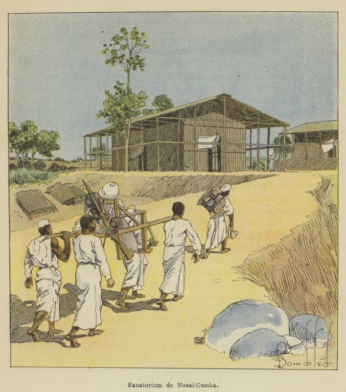 Sanatorium de Nossi-Cumba 作者 在路易斯·查尔斯·轰炸之后
