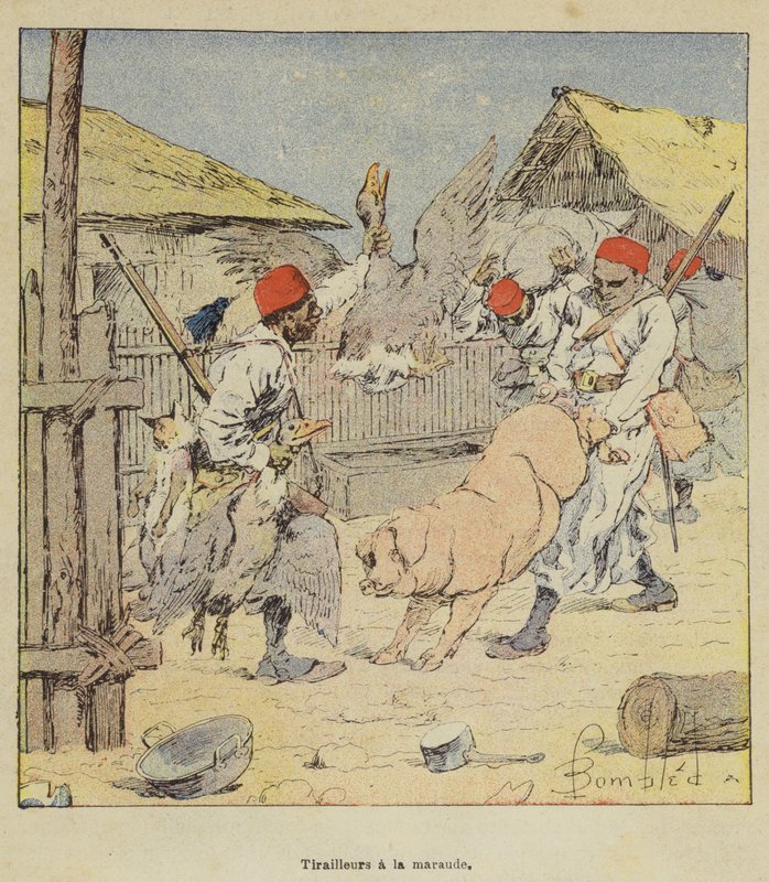 Maraud的散兵运动员 作者 在路易斯·查尔斯·轰炸之后