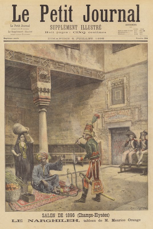 Le Narghileh（水烟） 作者 在莫里斯·亨利·橙之后