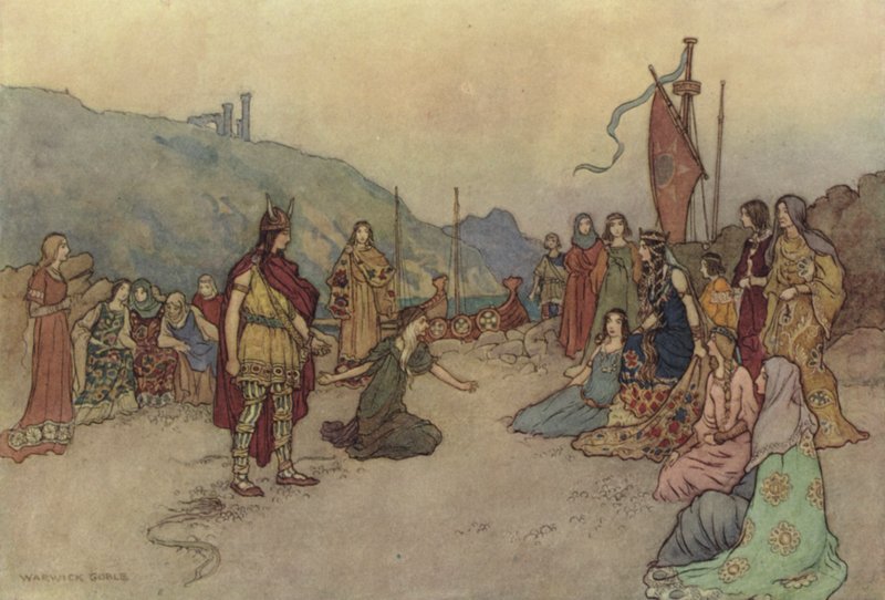 Geoffrey Chaucer，浴室故事的妻子 作者 在沃里克·戈布尔之后