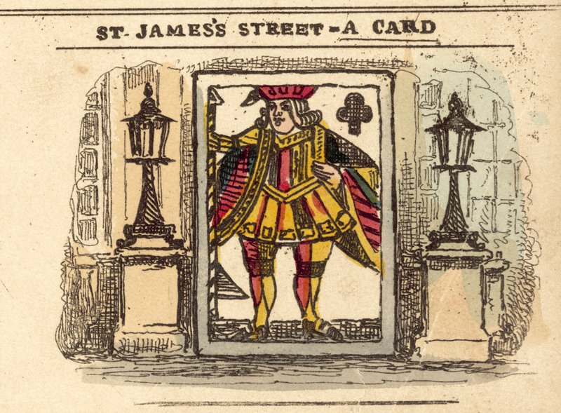 St Jamess Street，A Card 作者 在威廉·希思之后