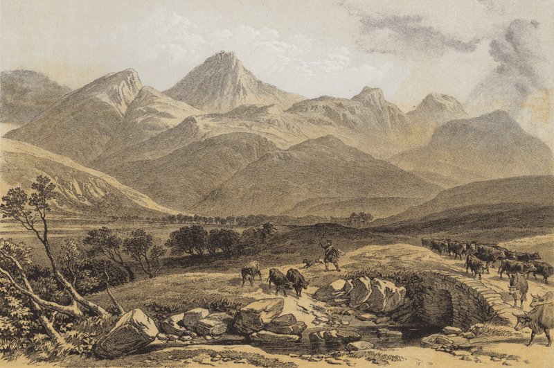 Benmore，Perthshire（chromolitho） 作者 在威廉·莱顿·里奇之后