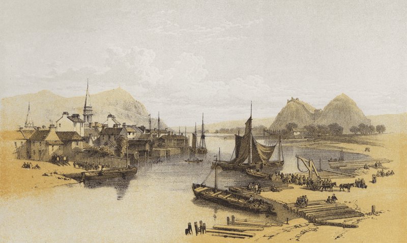 来自Leven（chromolitho）的敦巴顿 作者 在威廉·莱顿·里奇之后