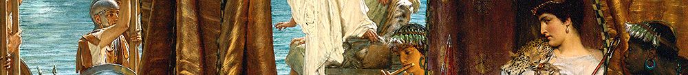 安东尼和克莉奥佩特拉会议 (Lawrence Alma Tadema)
