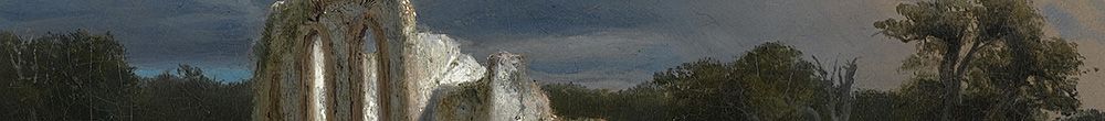 与废墟的月光风景 (Arnold Böcklin)