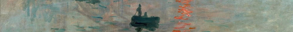 印象：日出，1872年 (Claude Monet)