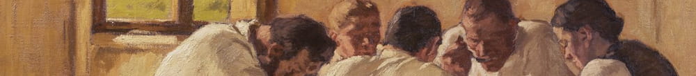 午餐汤，第二版，1910年 (Albin Egger Lienz)