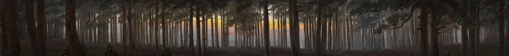 每天的时间：1821-1822年傍晚 (Caspar David Friedrich)